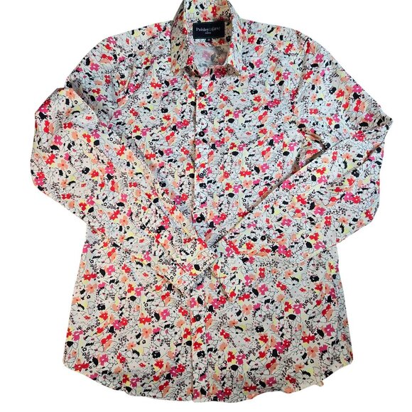 Paisley & Gray Mens Floral Long Sleeve Button-Down Shirt Size Medium - Picture 2 of 7